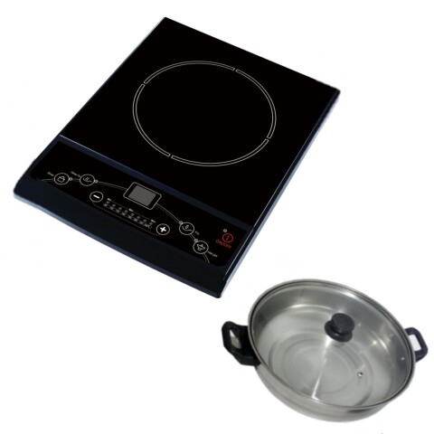 Placa Midea a Inducción + Olla Placa Midea a Inducción + Olla