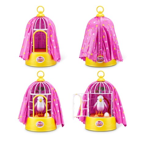 Juguete Pets Alive Polly El Pájaro Mágico Con Sorpresa Ub 001