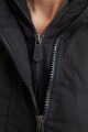 Campera con cierres NEGRO