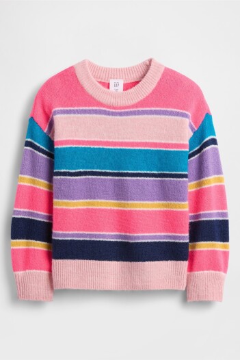 Buzo Algodón Toddler Niña Happy Stripe