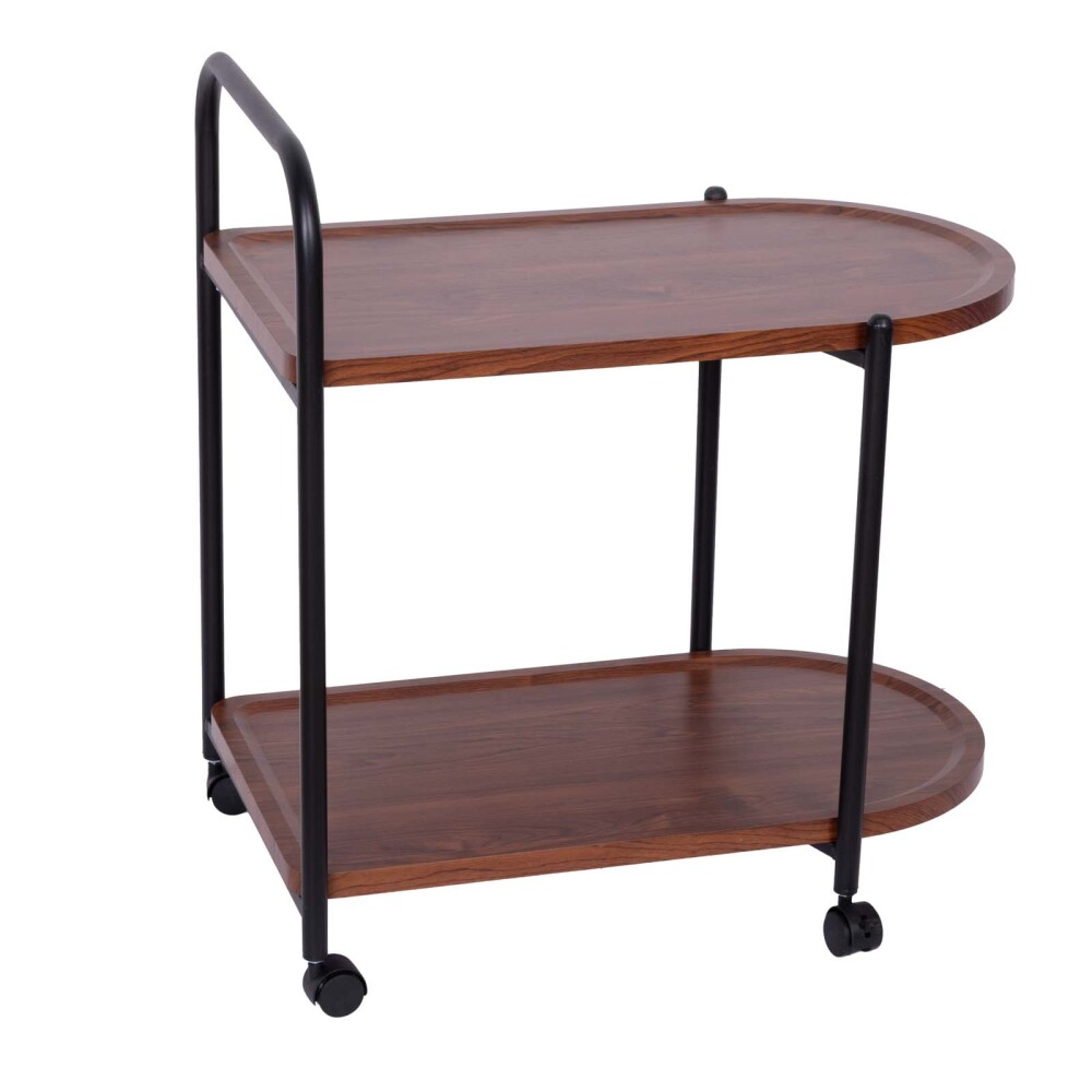 CARRITO MULTIUSO MADERA MARRON A198