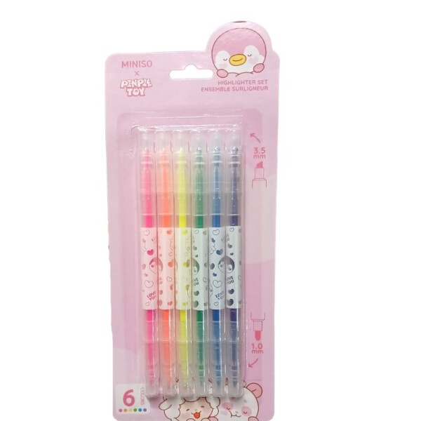 Resaltadores Mini Family 6pcs Resaltadores Mini Family 6pcs