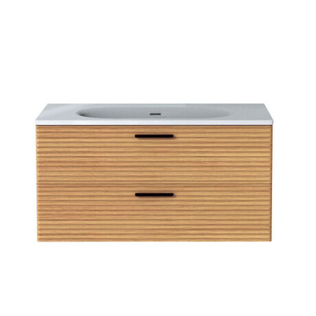 MUEBLE DE COLGAR AMINOV MDF - 100x50x50cm GAMAS DE MARRON