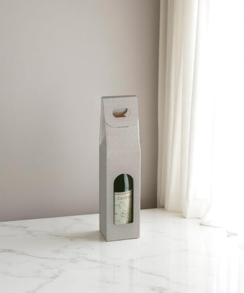 Caja c/ventana 1 botella 9x9x38,5 - 34487 - LINEA TORT Caja c/ventana 1 botella 9x9x38,5 - 34487 - LINEA TORT