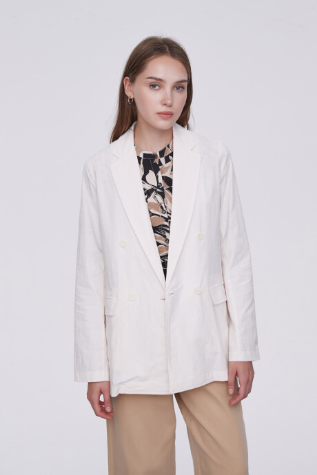 Blazer Felizzia Marfil / Off White