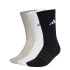 Medias Unisex Adidas Sport Wear 3 Pares Negro - Blanco - Gris