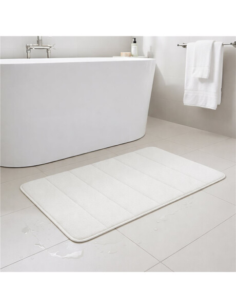 ALFOMBRA DE BAÑO SOFT 45X70CM BLANCO ALFOMBRA DE BAÑO SOFT 45X70CM BLANCO