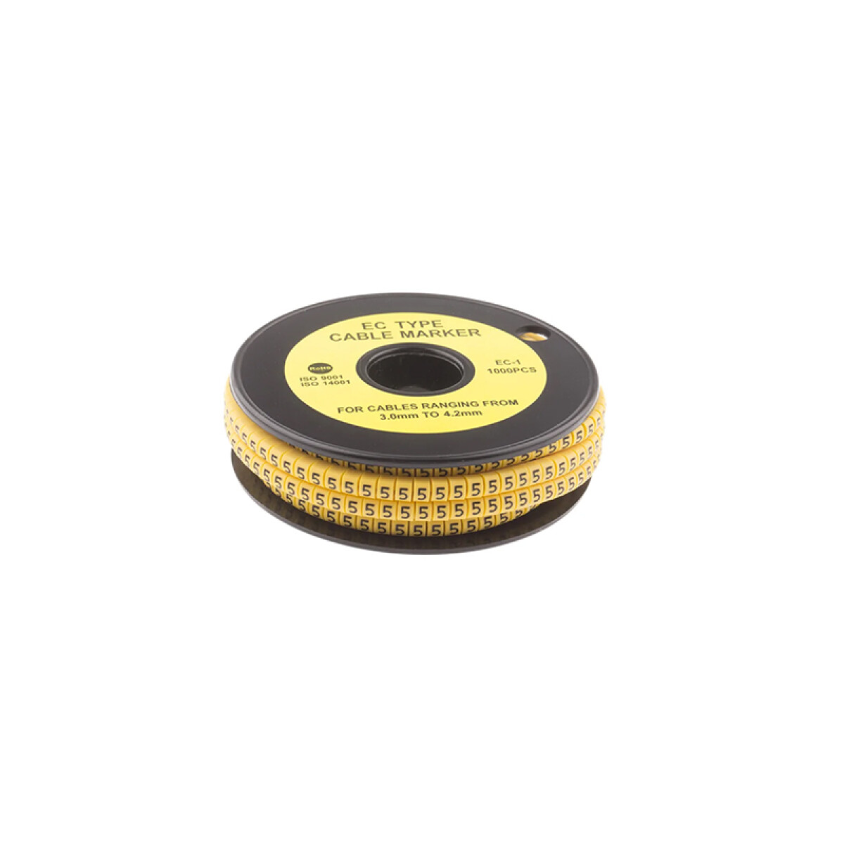 Identificador p/cables de 0,75 a 1,5mm2 número "5" - WI4405 
