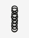 Accesorios Pelo Set Varios Set De Gomitas Elásticas - Negro