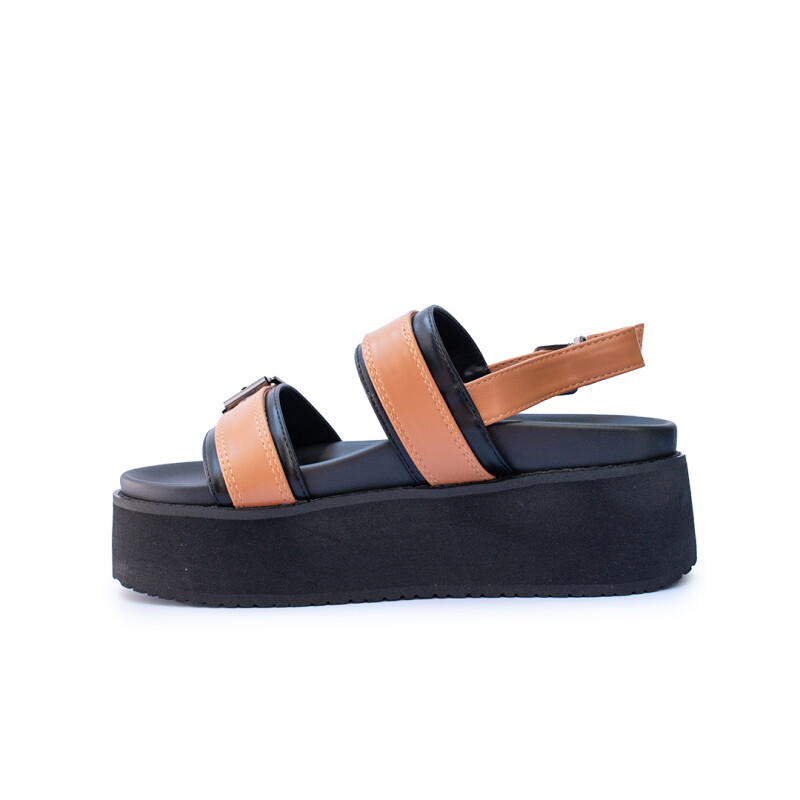 Sandalia de dama Osada Brown/Black