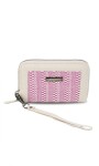 BILLETERA LORENZA TELAR MAGENTA Y CRUDO
