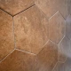 Ceramica Hexagonal Marron 114.5X114.5Cm Pared Piscina GAMAS DE MARRON