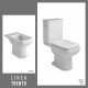 Juego Inodoro Bidet Ferrum Trento Completo 000
