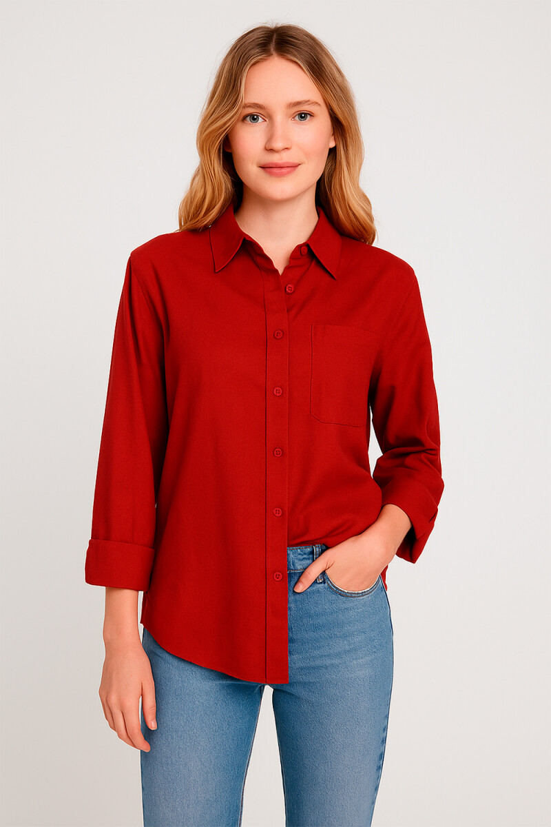 Camisa Blech - Bordeaux 