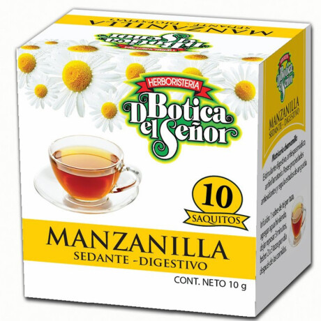 Té en sobres Botica del señor Manzanilla x10