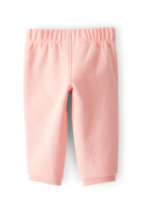 Pantalón deportivo de algodón, rosado Sin color