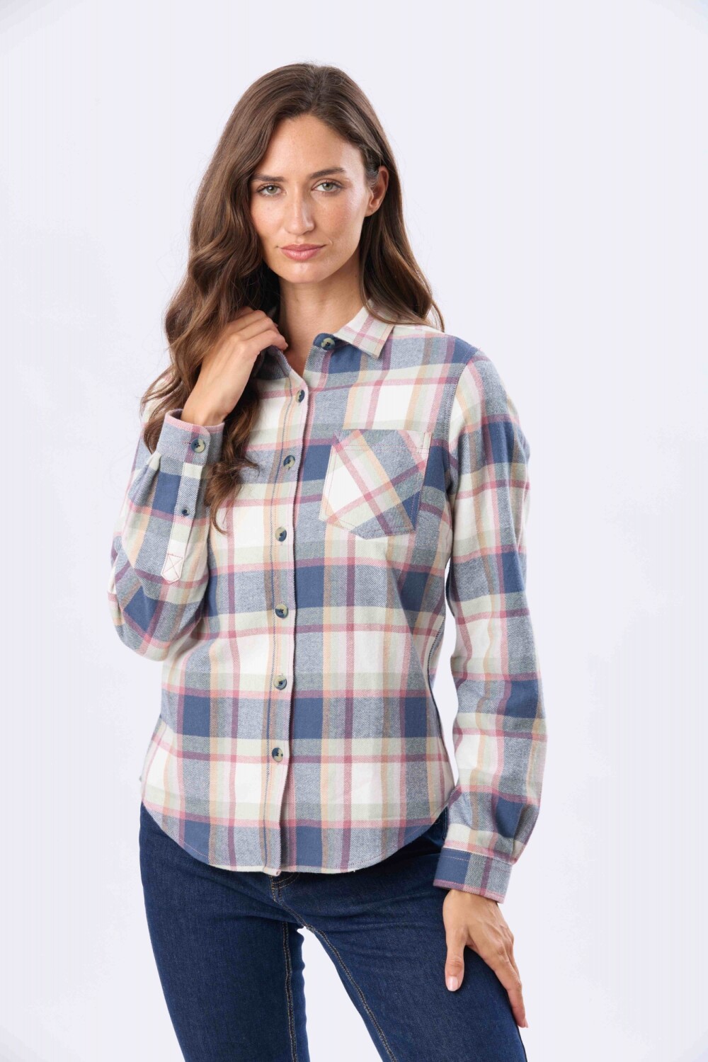 CAMISA VIYELA CUADROS Verde