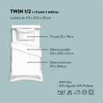 JUEGO DE SABANAS TWIN 105x200CM 200H SLATE CANNON JUEGO DE SABANAS TWIN 105x200CM 200H SLATE CANNON