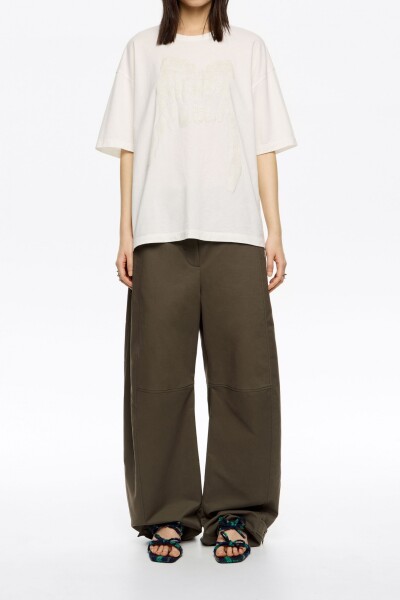 PANTALÓN BARREL Kaki