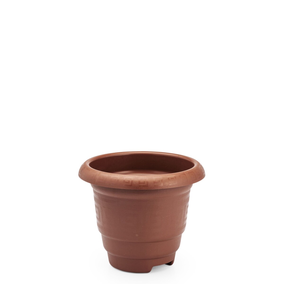 MACETA CHICA REDONDA MARRON 1,7 L 