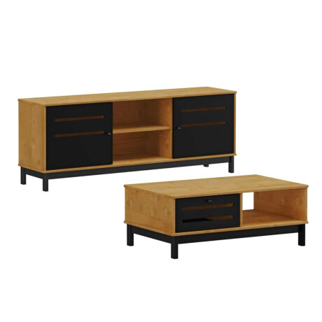 Combo Rack Para Tv + Mesa De Centro - Madrid Madrid