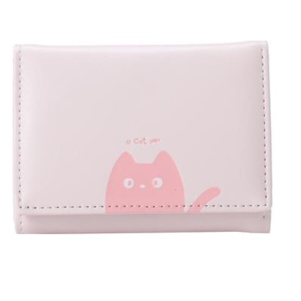 Billetera gatito rosa