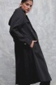 Trench impermeable negro