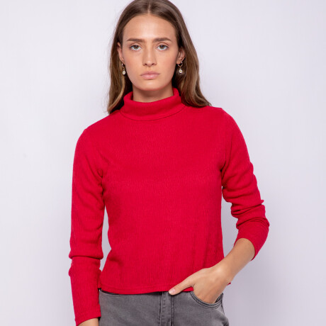 POLERA ASTRID Rojo Oscuro