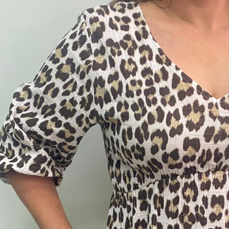 Vestido Animal Print Italia Animal Print