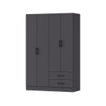 ROPERO - 4 PUERTAS PLATINUM GRAFITO