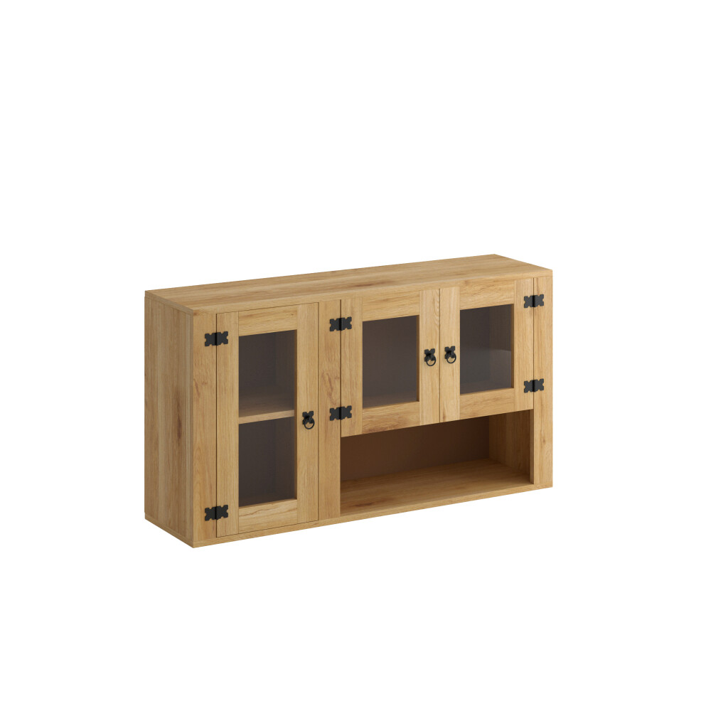 Aéreo 3 Puertas Vidrio - Natural - Linea Mexicana Aéreo 3 Puertas Vidrio - Natural - Linea Mexicana