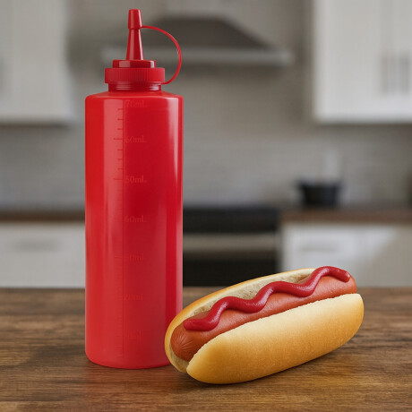 Pomo de salsa 700 ml Rojo Pomo de salsa 700 ml Rojo