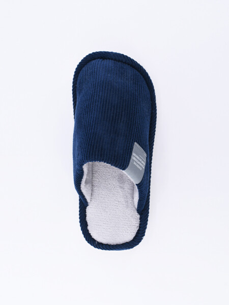 PANTUFLA DOREEN AZUL OSCURO