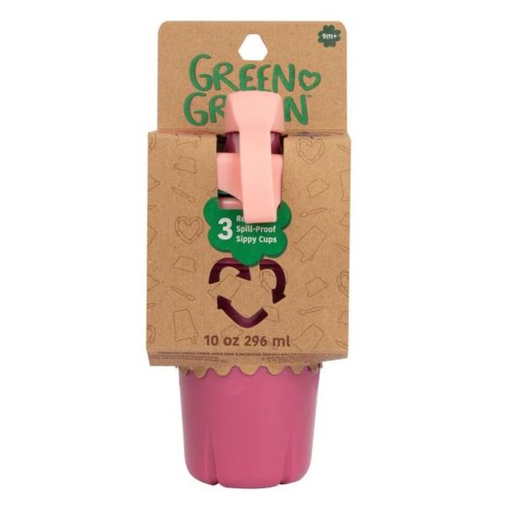 Set 3 Vasos Con Tapa Nena The First Years THE FIRST YEARS SET 3 VASOS CON TAPA NENA