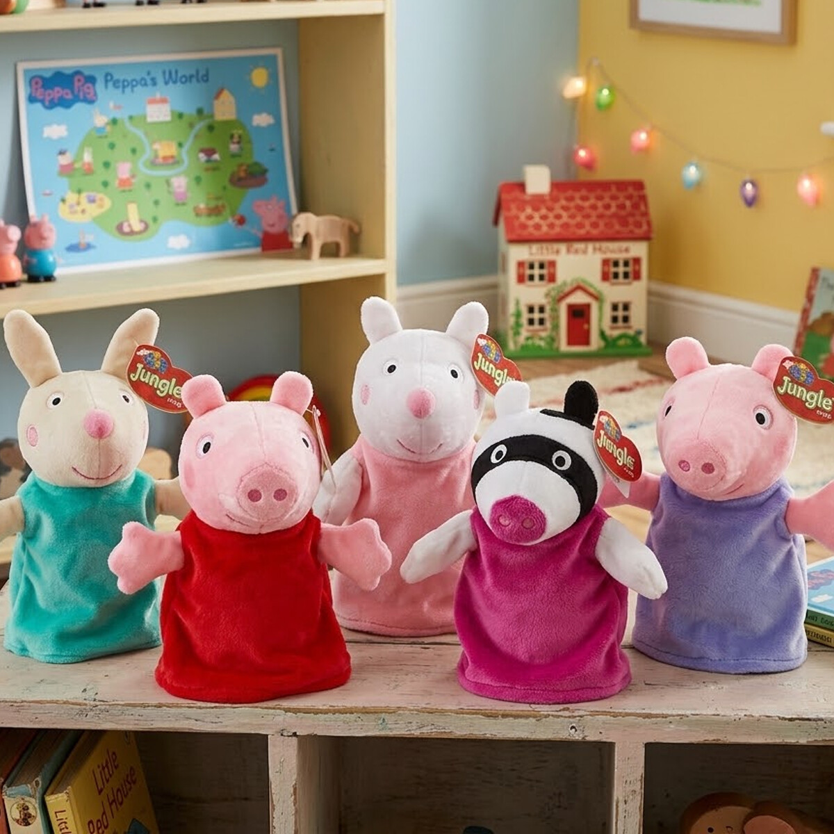 Peluche Títere Peppa Pig y Sus Amigos Diseños Surtidos 25 cm 