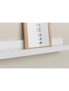 Estante para cuadros AVNEDE 60x7 blanco Estante para cuadros AVNEDE 60x7 blanco
