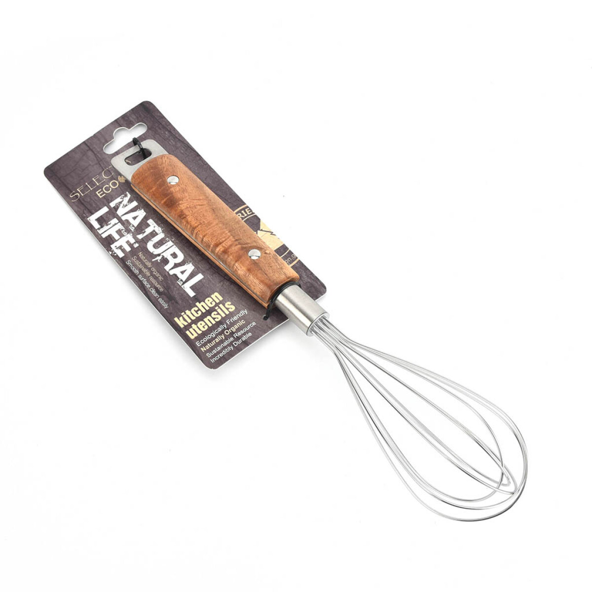 BATIDOR MANUAL MANGO ACACIA L29.5CM 