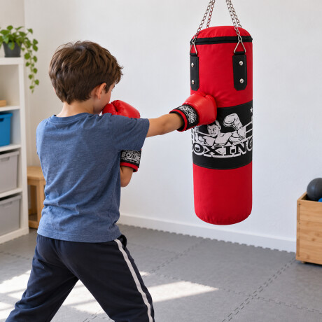 Bolsa de Boxeo con guantes infantil Sc