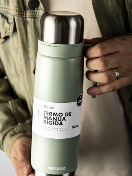 Termo 1Lt. Premium Manija Rigida Oliva