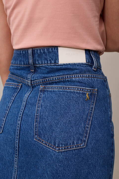 FALDA JEAN AUDINO POLANCO Azul Medio