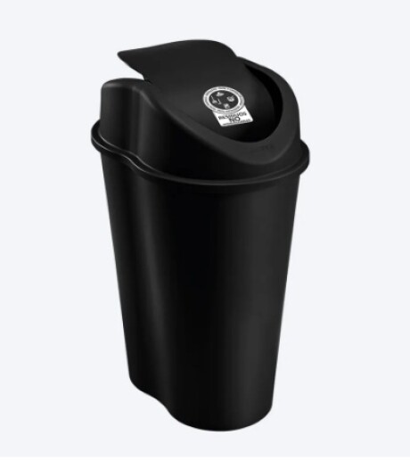Papelera Tapa Vaiven 25l Negro Papelera Tapa Vaiven 25l Negro