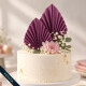 Topper Abanico de Papel Violeta