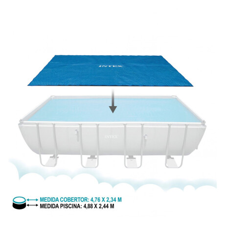 Cobertor Solar Intex Piscina Estructural 488x244 Cm Inx028029