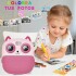 Camara De Fotos Buho Infantil Impresion Instantanea Polaroid Variante Color Rosa