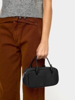 Bolso Bowling De Nylon negro