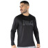 L/S MEN POLY EVERLAST SQUARE BK L BK