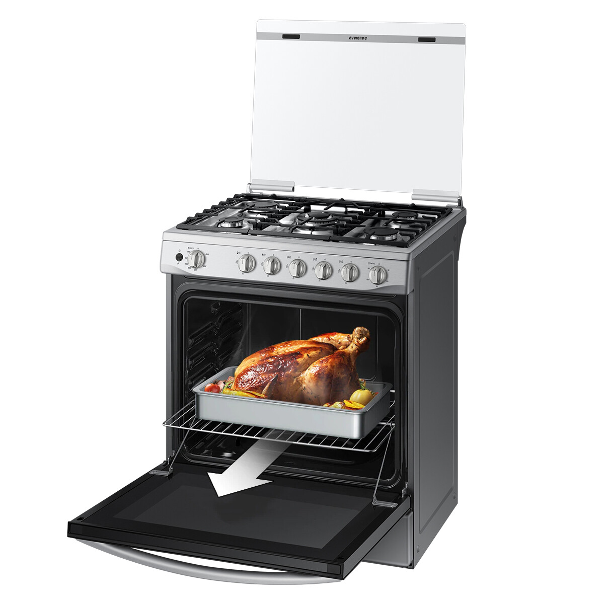 Cocina A Gas Samsung Nx52a7422cs/zs - COCINA A GAS SAMSUNG SANX52A7422cs 