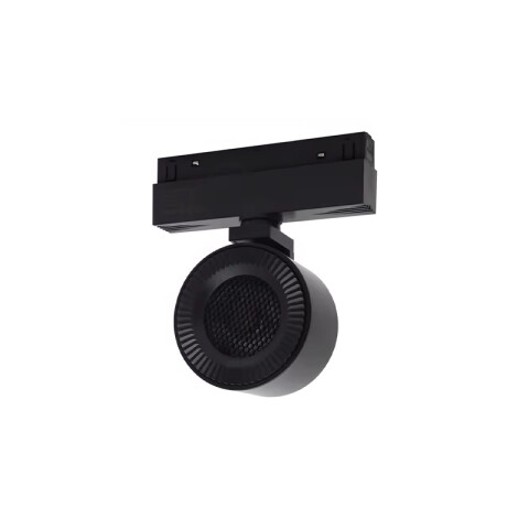 Spot led p/riel magnético negro 12w 840 lm cálido IX4354