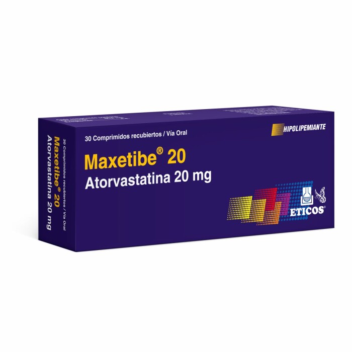 MAXETIBE 20 MG. CJ X 30 COMP. única