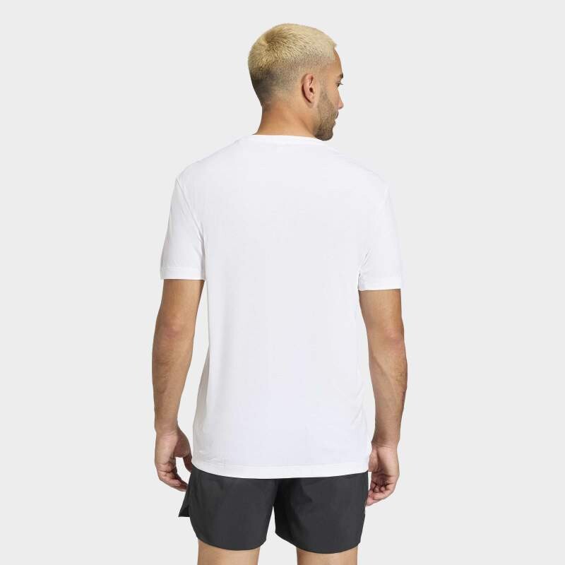 Remera Adidas Essentials Brand Love Blanco